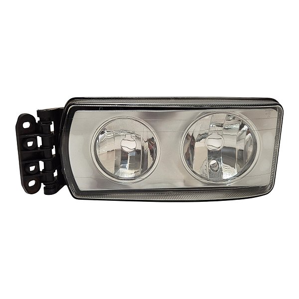 Farol Dianteiro Iveco Stralis Tector 2006 A 2011 Esquerdo Mascara Cromada 45251748 45250748 Original