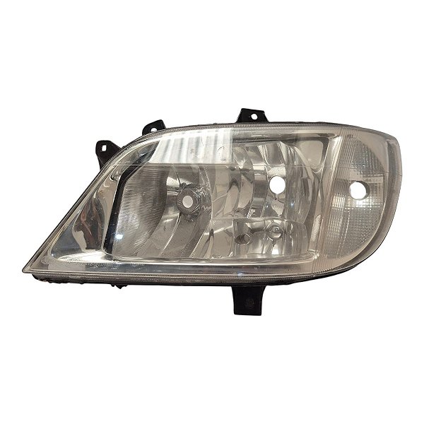 Farol Dianteiro Sprinter 311 313 411 413 2003 A 2011 (Carcaça Quebrada) Esquerdo Mascara Cromada Original