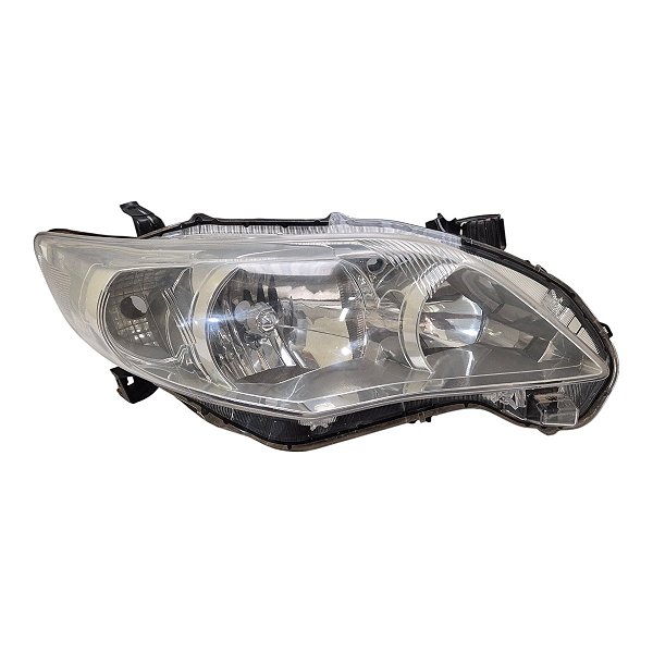 Farol Dianteiro Corolla 2009 A 2012 Direito Mascara Cromada Original