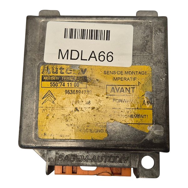 Modulo Central Airbag Xsara 1997 A 2005 9636894280 550741100 Original