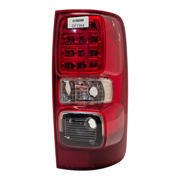 Lanterna Traseira S10 2012 A 2023 C/ Led (Lente Trincada) Direita Cristal Original