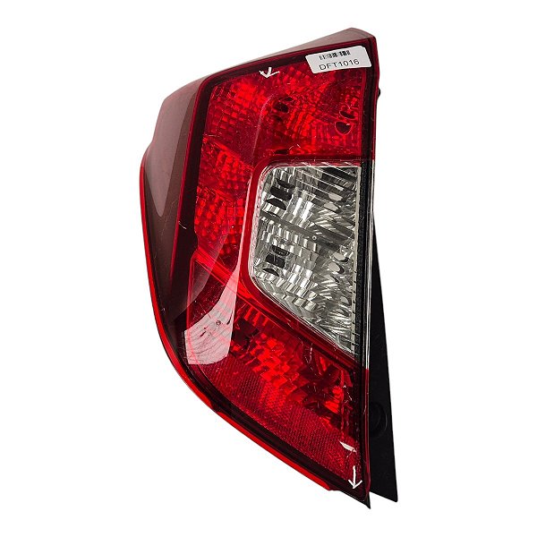 Lanterna Traseira Fit 2015 A 2020 (Borda Quebrada) Esquerda Cristal Original