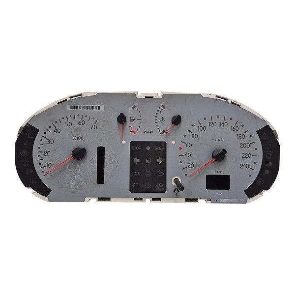 Painel Instrumentos Clio Scenic 2002 A 2010 (Sem Acrilico) 240Km 7000Rpm Fundo Cinza Original
