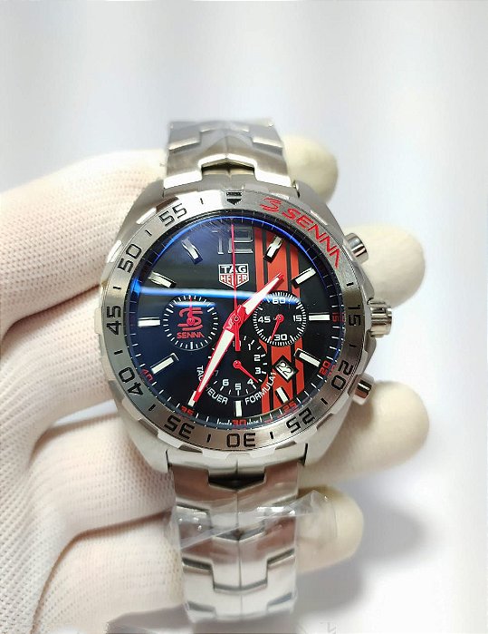 relógio tag heuer ayrton senna