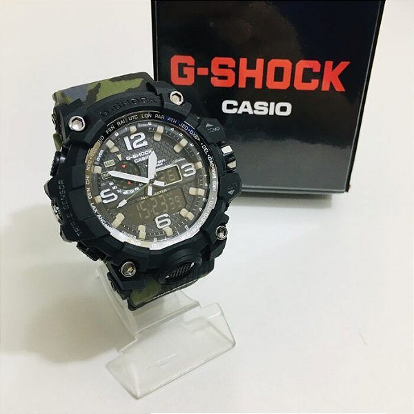 g shock camuflado verde