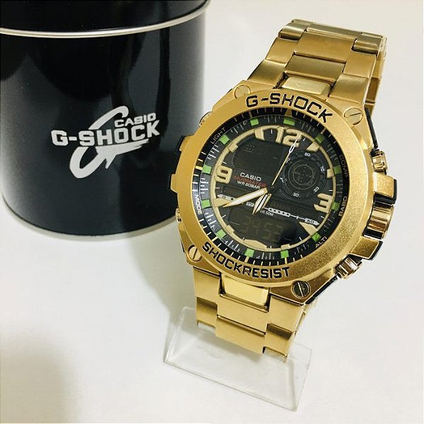 g shock wr20bar dourado