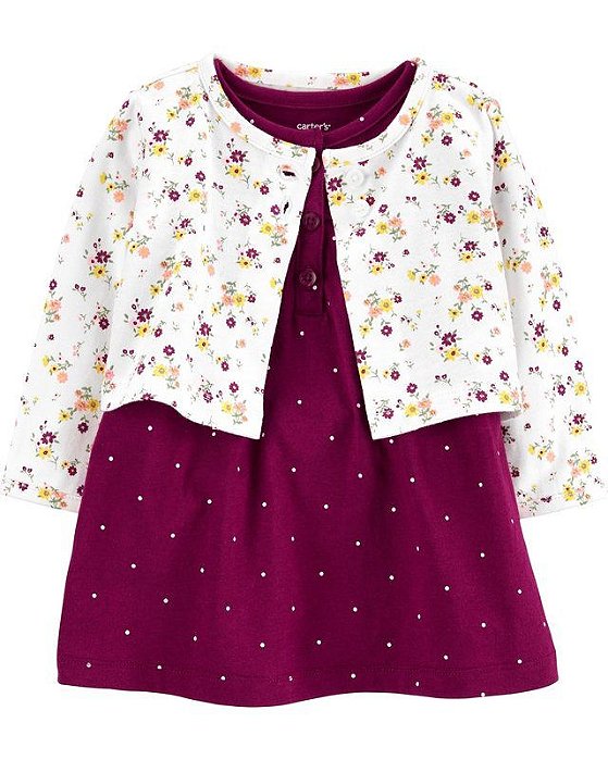 cardigan florido