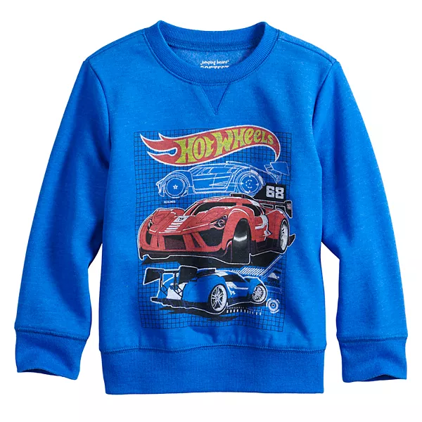 Blusa Infantil Jumping Beans Azul Hot Wheels – Menino