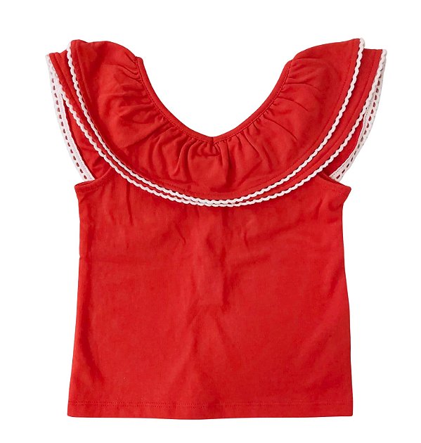 Bata Infantil Menina Janie and Jack – Vermelha Elegante