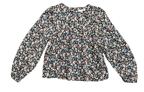 Bata Infantil Menina Copper Key – Preta com Estampa Floral