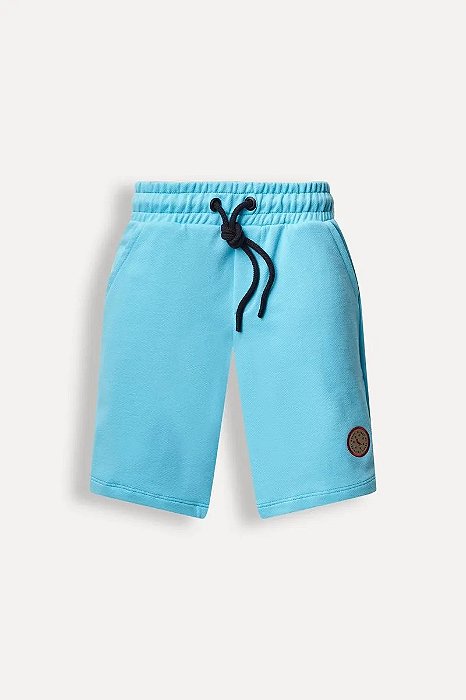 Bermuda Infantil Reserva Mini Moletom Azul – Menino