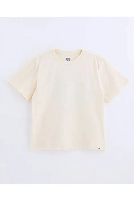 Camiseta Infantil Menina Farm Ben To – Bege Estampada Original