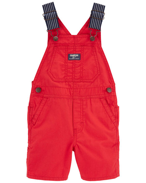 Jardineira Carter’s OshKosh Jeans Vermelha com Alça Azul