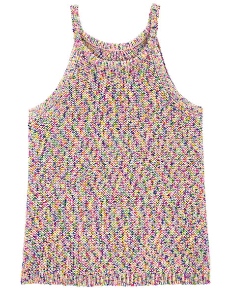 Roupa Infantil Menina OshKosh Regata Colorida Crochê