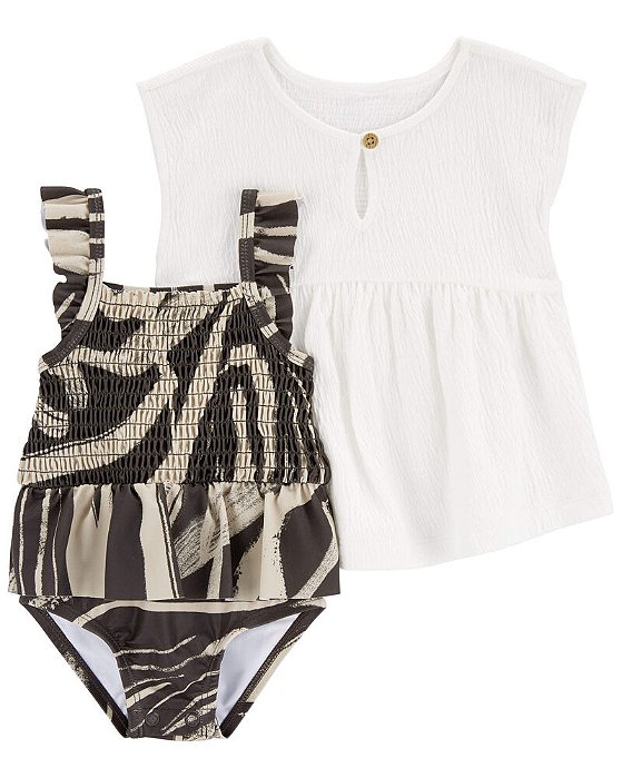 Maiô Infantil Menina Carter’s com Saída de Praia
