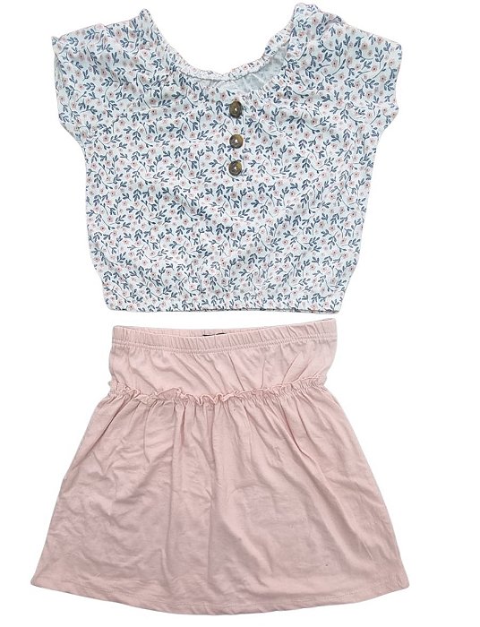 Conjunto Infantil Menina Limited Too 2 Pçs – Bata Floral