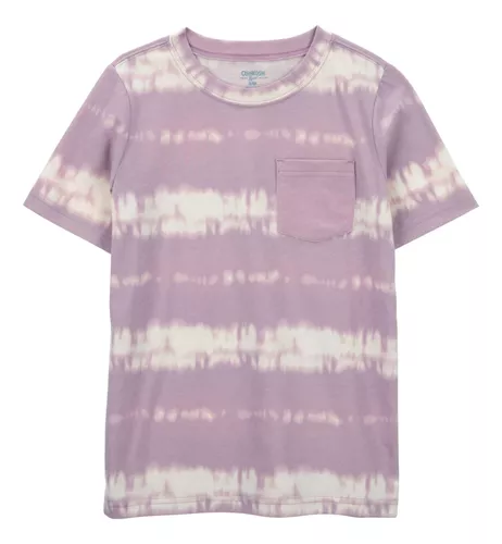 Camiseta Carter’s Tie-Dye Lilás – Manga Curta Infantil Menino