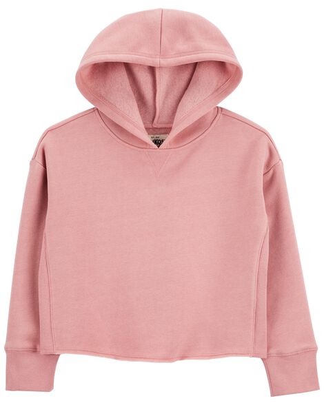 Blusa Moletom Infantil Menina Carter’s Rosê Com Gorro