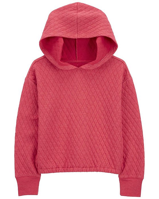 Moletom Infantil Menina Carter’s Vermelho com Gorro