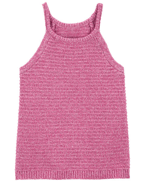 Roupa Infantil Menina Carter’s OshKosh Regata Rosa Crochê