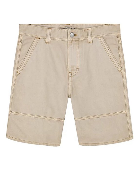 Bermuda Jeans Bege Calvin Klein Infantil – Conforto e Estilo