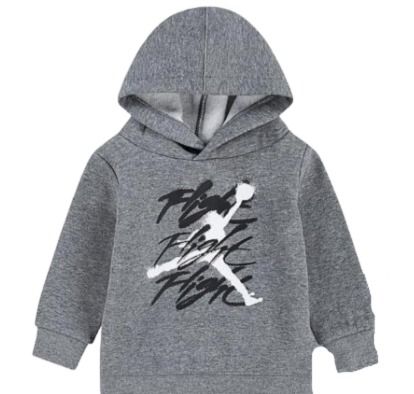 Roupa Infantil Menino Air Jordan Moletom Cinza Com Gorro