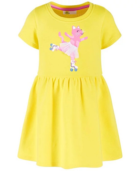 Vestido Infantil Menina Epic Threads – Amarelo Estiloso e Confortável