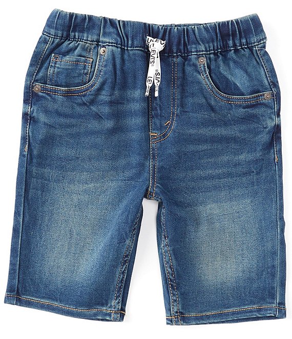 Bermuda Infantil Levi’s Jeans com Cordão Branco – Menino