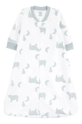 Saco de Dormir Carter’s Branco Urso – Bebê Quentinho