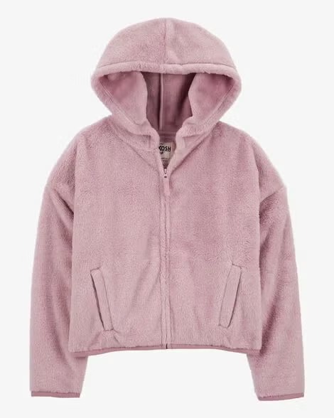 Roupa Infantil Menina Carter’s OshKosh Jaqueta Rosa Sherpa