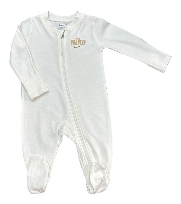 Macacão Infantil Nike Off White – Algodão Confortável Importado