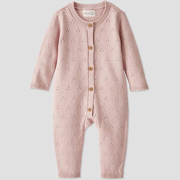 Macacão Infantil Menina Carter’s Little Planet Fio Rosa