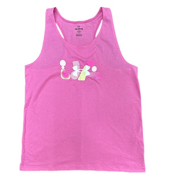 Regata Infantil Under Armour Pink – Conforto e Estilo para Menina