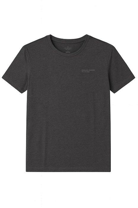 Roupa Infantil Menino Ellus Camiseta Manga Curta Chumbo