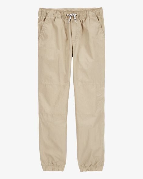 Calça Jogger Carter’s Infantil Bege com Cordão – Menino Conforto