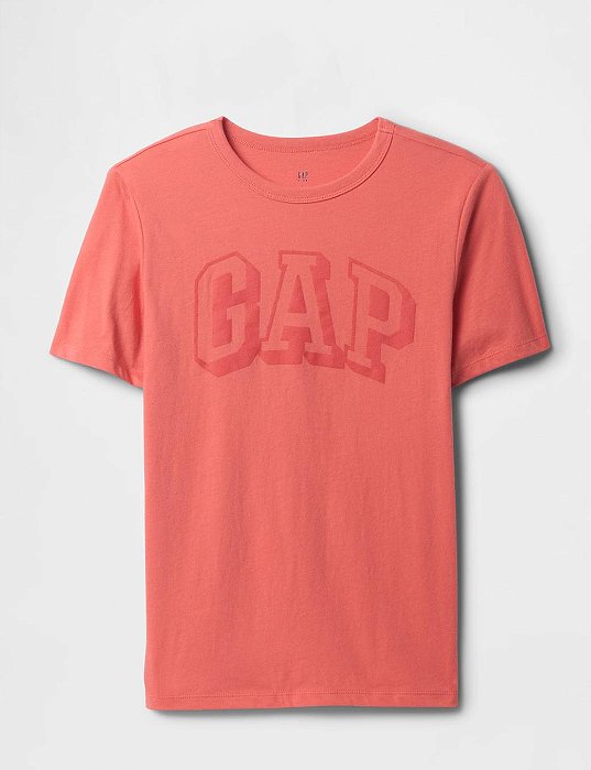 Camiseta Infantil GAP Laranja Manga Curta