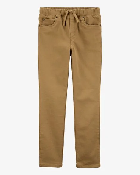 Calça Infantil Carter’s Caramelo com Ajuste na Cintura – Menino