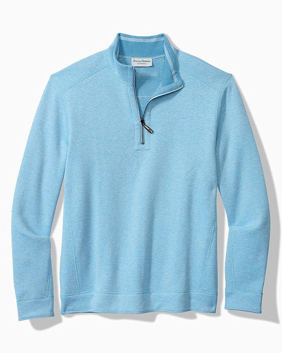 Cardigan Infantil Tommy Bahama Azul Claro – Manga Longa
