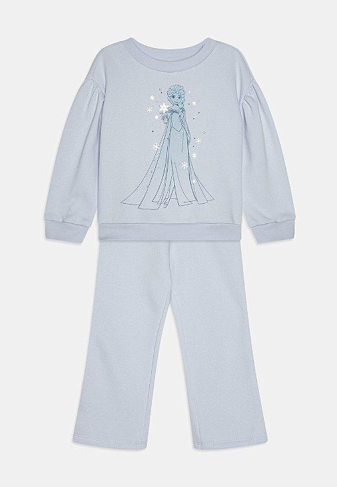 Conjunto Infantil Menina GAP – 2 Peças Moletom Azul Frozen
