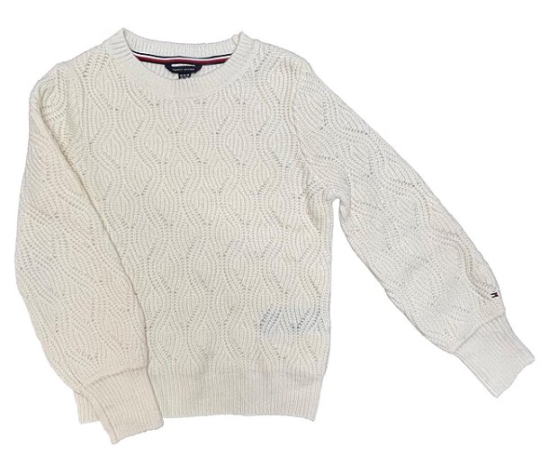 Blusa Infantil Tommy Hilfiger Lã Bege – Quentinha e Elegante