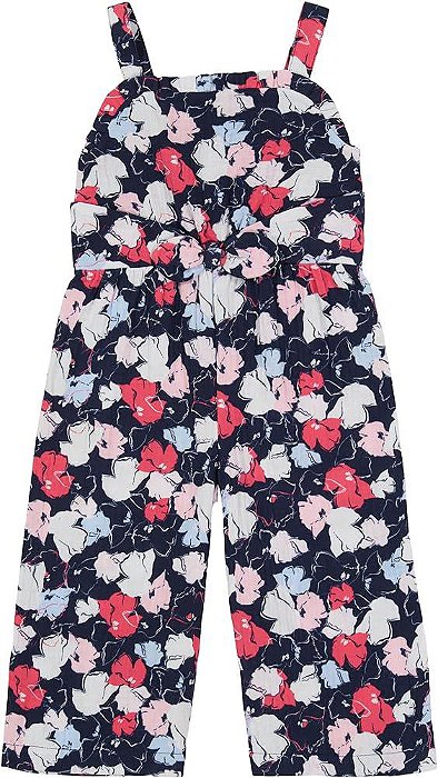 Macacão Infantil Tommy Hilfiger Florido com Alça – Menina Verão