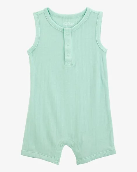 Romper Bebê Carter’s PurelySoft Canelado Verde