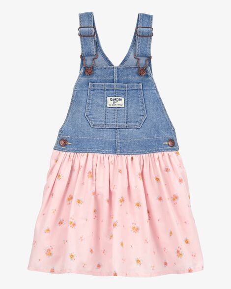 Vestido Infantil Menina OshKosh Jeans Floral