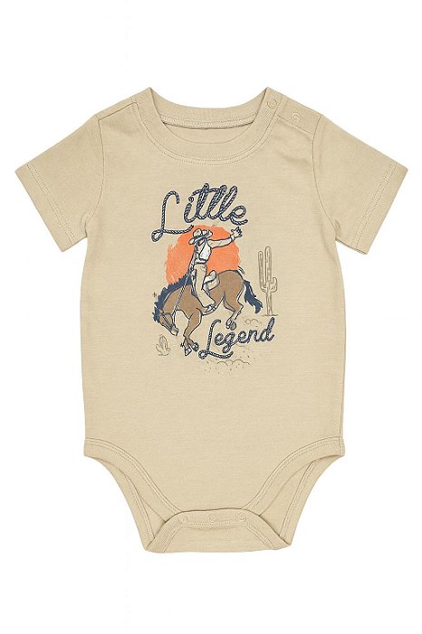 Body Infantil Menino Garanimals Bege Cowboy Importado