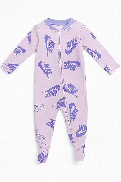 Macacão Infantil Menina Nike Algodão Lilás e Rosa Importado