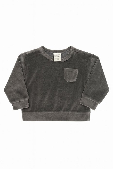 Blusa Infantil Menino First Impressions Chumbo Veludo Importada