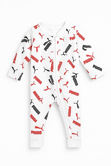 Macacão Infantil Puma Branco com Estampa Importado