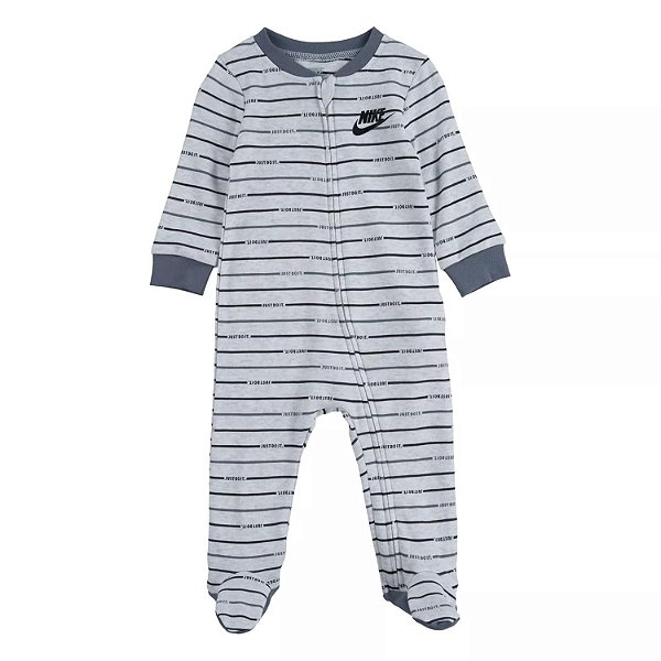 Macacão Infantil Algodão Nike Cinza Importado
