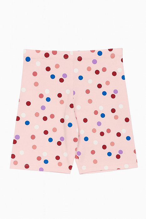 Shorts Infantil Menina Wonder Nation Rosa Bolinhas