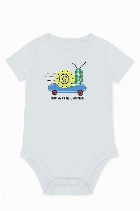 Body Infantil Menino Garanimals Azul Caracol Importado